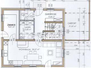 Vakantiehuis Rauris Grondplan 27