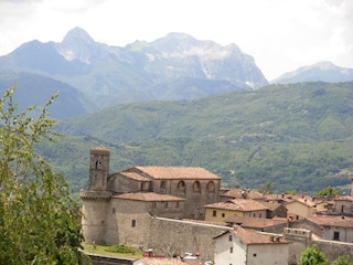 The village of Castiglione only 2 minutes walk