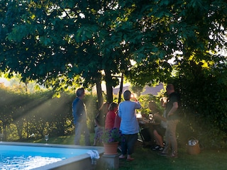Garten und Pool