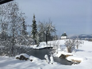 Winterblick auf die Kapelle