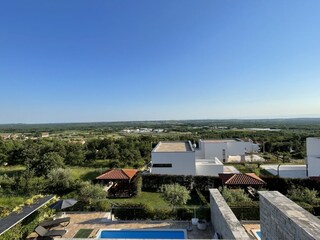 Blick vom Balkon