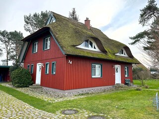 Ausßenansicht des Hauses (Nordseite)