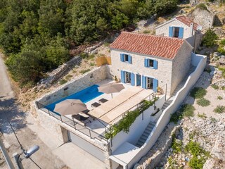 das Ferienhaus Kaliope mit Meerblick