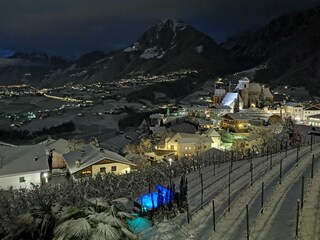 Winterliche Abendstimmung am Prairerhof