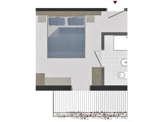 Bed & Breakfast Schenna Pianta del piano 42