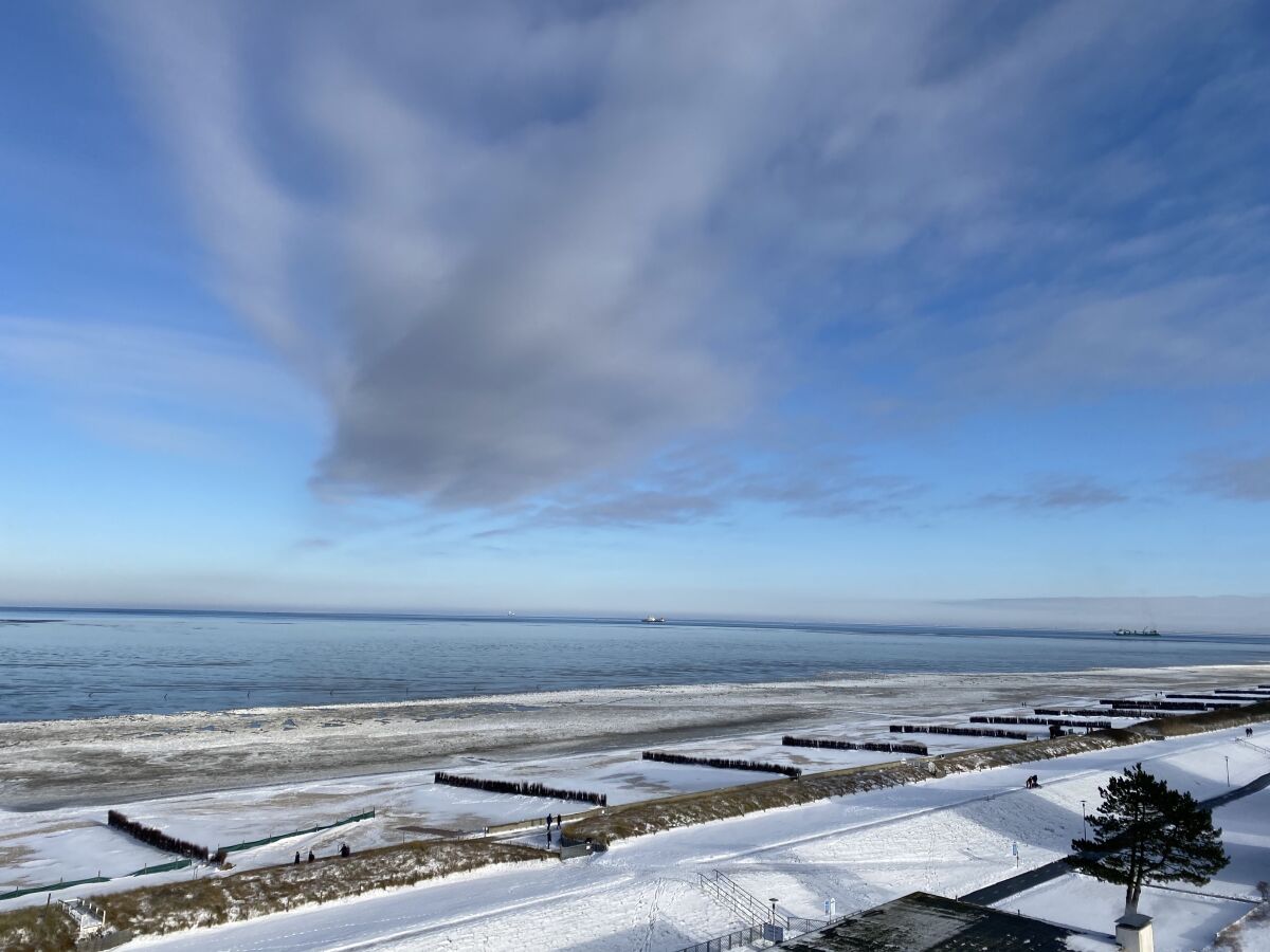 Winterlandschaft Duhner Strand