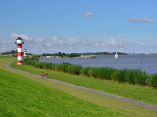Auf dem Elbdeich
