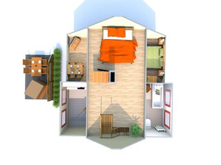 Appartamento per vacanze Lancken-Granitz Pianta del piano 29