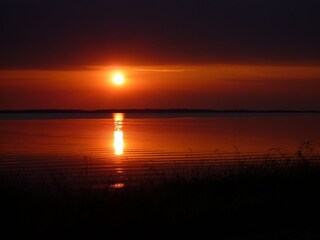 Sonnenuntergang auf Rügen