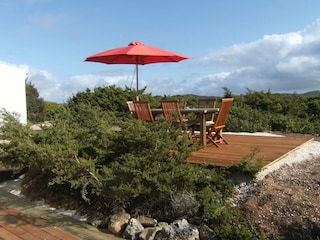 Terrasse West, Blick nach Süden