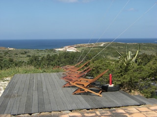 Terrasse West mit Meerblick