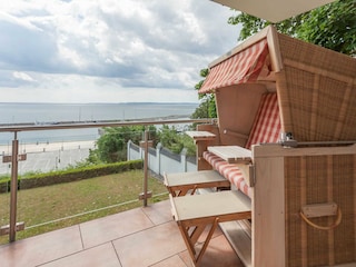 Balkon und Meerblick