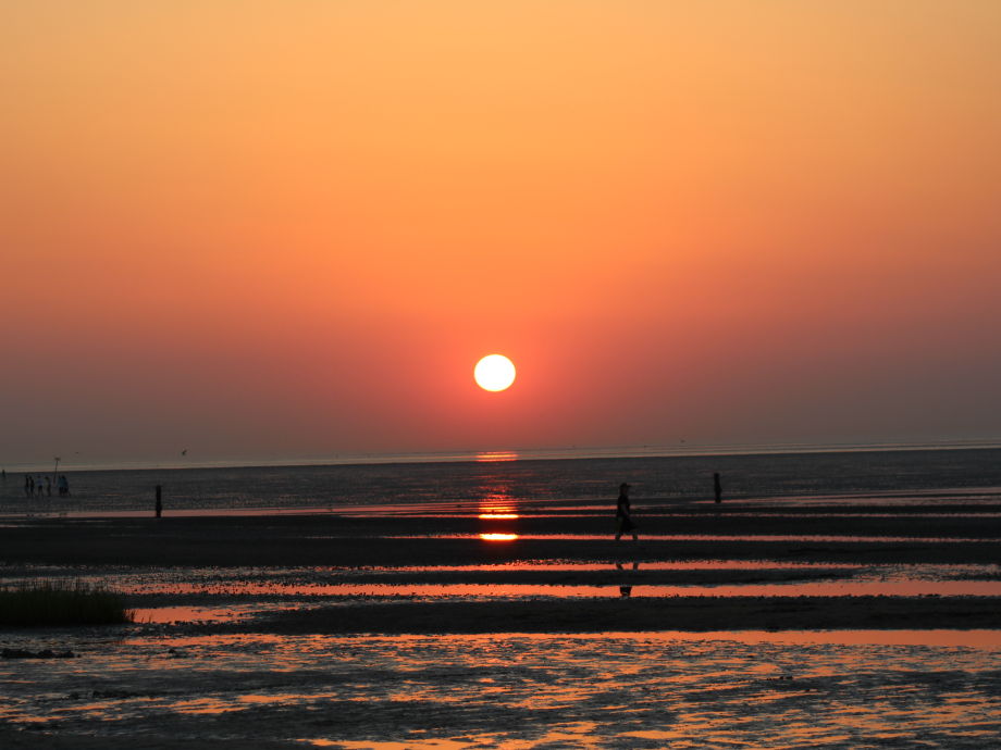 sonnenuntergang in sahlenburg