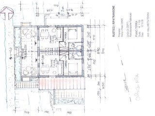 Appartamento per vacanze Ripatransone Pianta del piano 24