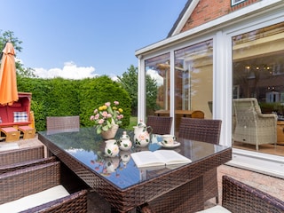 Sitzecke auf der Terrasse