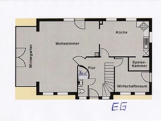 Ferienhaus Wildrose Erdgeschoß