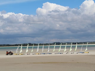 Die Schule der Strandsegler ist nur 200m entfernt