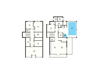 Ferienhaus Hjelmeland Grundriss 44