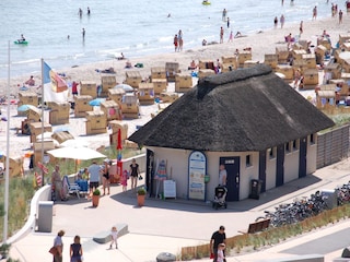 Strandkorbvermietung und Strand
