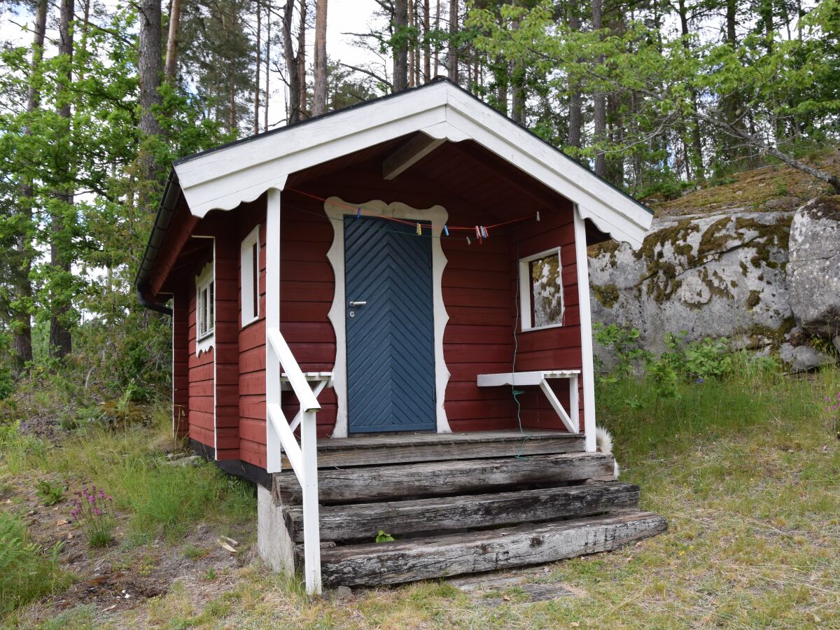 gemütliches Blockhaus auf dem Grundstück mit 1 Bett