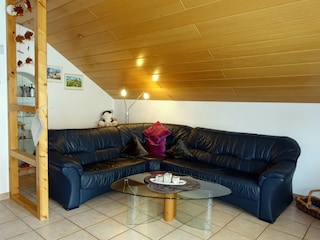 komfortable Ledercouch