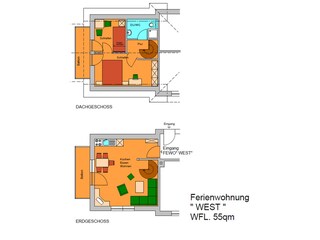 Appartement de vacances Oberwiesenthal Plan d'étage 6
