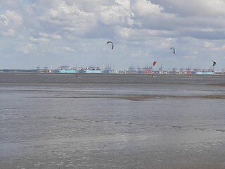 Kitesurfing in Burhave