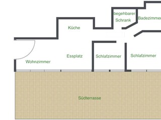 Appartamento per vacanze Arco Pianta del piano 33