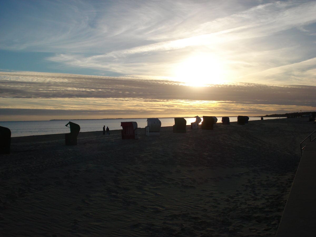 Abendstimmung am Wyker Südstrand