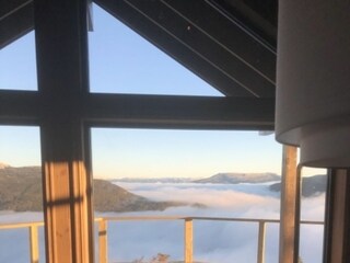 Blick aus dem Wohnzimmer