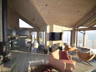 Wohnzimmer/Esszimmer/Küche