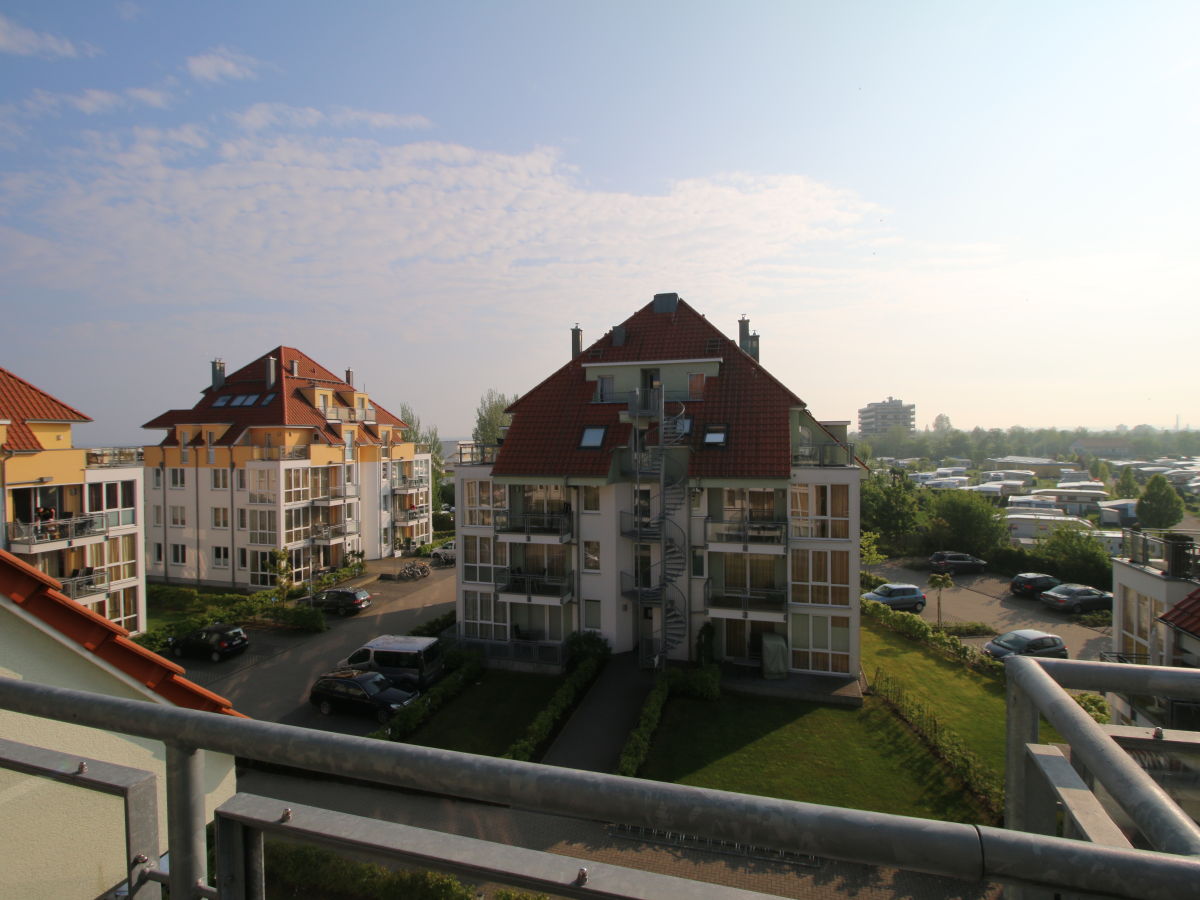 Blick von der großen Dachterrasse