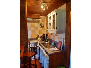 Voll eingerichtete Küche