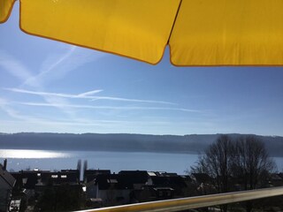 Balkonblick auf den See