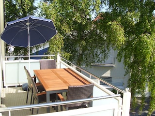 Balkon mit Meerblick