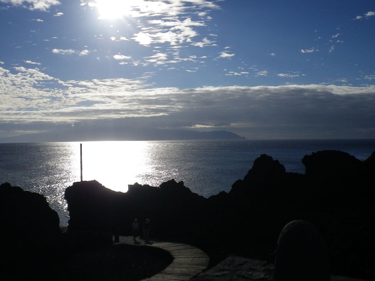 Blick auf La Gomera