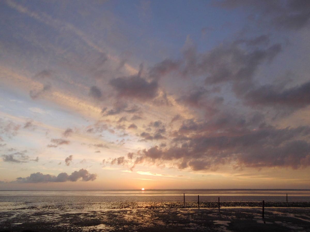 Sonnenuntergang in Norddeich