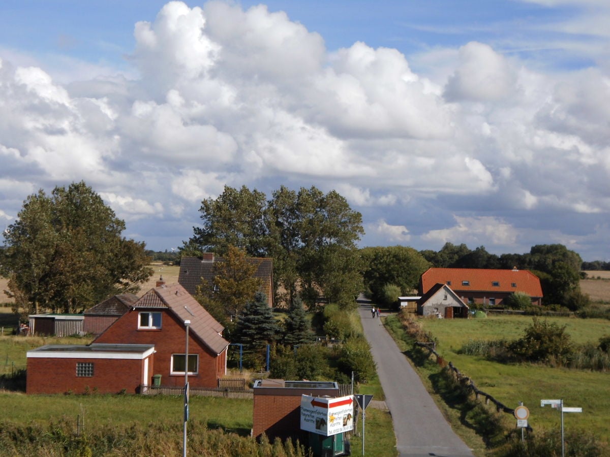 Ostfriesische Landschaft bei Norddeich (nahe der FeW