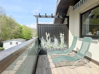 Traumhafter Balkon in Südausrichtung