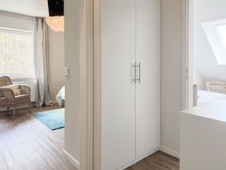 Flur zu beiden Schlafräumen