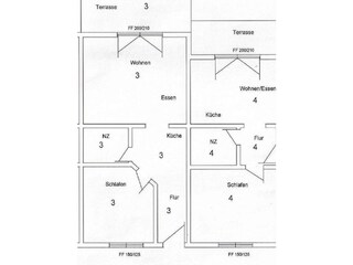 Grundriss Ferienwohnung 3