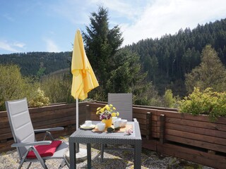 Ruhe und Erholung pur auf 22 qm Terrasse