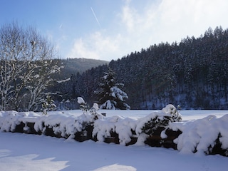 Winterausblick von unserer Ferienwohnung