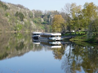 Schiffsanlegestelle am Obersee in Einruhr