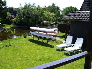 Wasserseite von der Terrasse aus