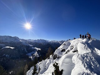 Blick zum Jennergipfel