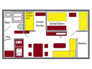 Appartamento Hahnenklee Pianta del piano 28
