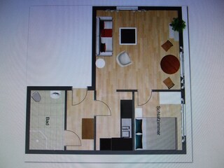 Grundriss Ferienwohnung