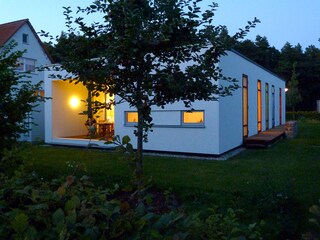 ...an milden Abenden mit Blick in den Garten