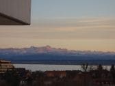 herrlicher See und Alpenblick vom Balkon